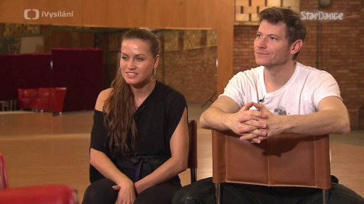 David Švehlík a Simona Švrčková – tango, rumba (zkouška)