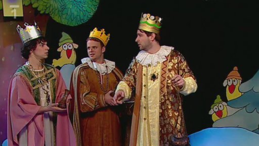 Marek, Filip a Tomáš jsou Tři králové, Muf jim škodí, ale vše se v dobré obrátí.