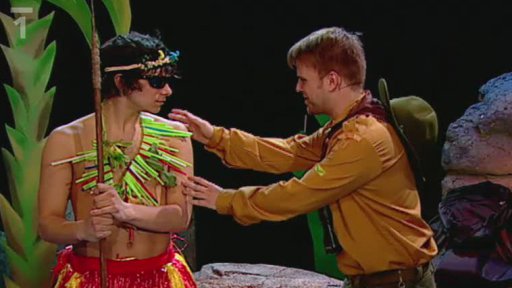 Scénka s Filipem a Tomášem.