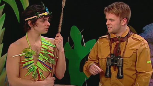 Další dobrodružství trosečníka Robinsona a jeho přítele - domorodce Neděle.