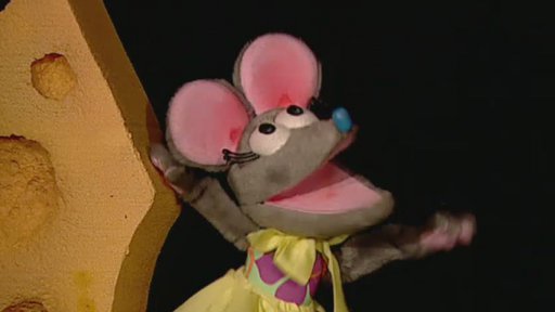 Tryskomyši zpívají žertovnou písničku o kompotech a sýrech.