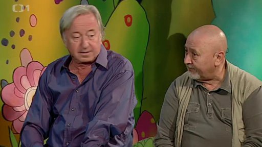 Marek si povídá s hosty Jiřím Lábusem a Otou Jirákem o filmu Kozí příběh se sýrem.