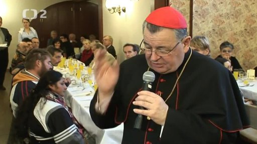 Vánoční hostina v arcibiskupském paláci