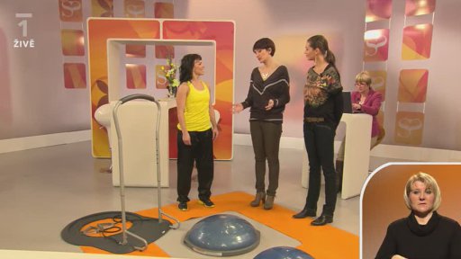 Sport - cvičení na "bosu" - Soňa Blažková