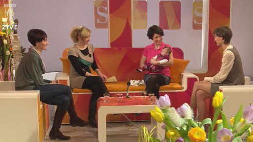 Maminka on-line - Jana Havrdová s Aničkou - náušničky