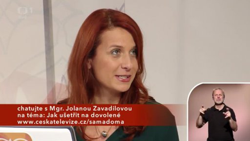 Jak ušetřit na dovolené - Mgr. Jolana Zavadilová (chat) - 1. část