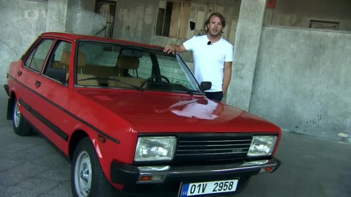 Fiat Mirafiori, vůz seriálového hrdiny Corrada Cattaniho