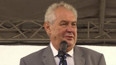 Prezident Miloš Zeman ukončil návštěvu Pardubického kraje