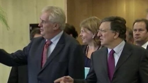 Prezident Zeman v Bruselu