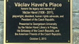 Pomník Václava Havla v USA