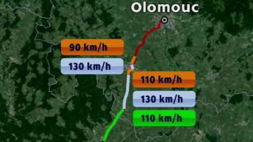 Po silnici R 46 rychleji?