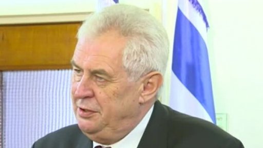 Prezident Zeman v Izraeli