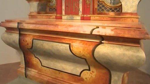 Obnova oltáře podle fotky