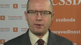 Aktér dne: Bohuslav Sobotka /ČSSD/, předseda strany