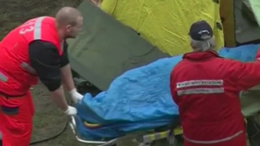 Záchranné práce v Rize