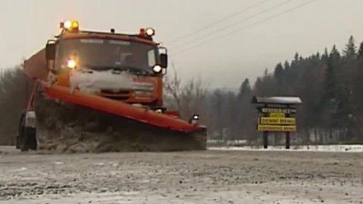 První silnější sněžení v Česku