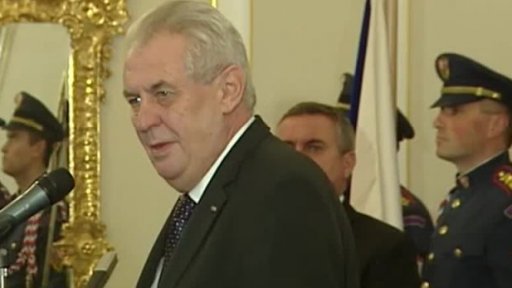 Prezident zpátky na Hradě