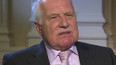 Václav Klaus kritizuje prezidenta Zemana