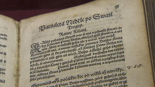 Příprava oslav 400 let Bible kralické z roku 1613