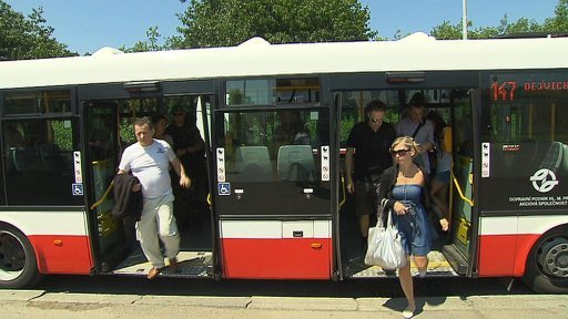 Letní provoz MHD před prázdninami