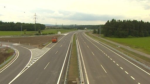 Z Tábora do Veselí nad Lužnicí už vede dálnice