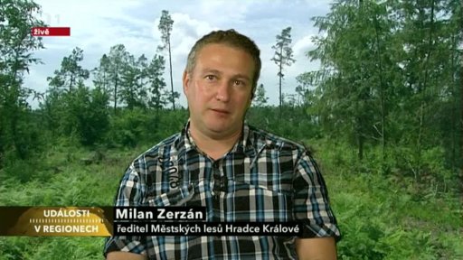 Ředitel Městských lesů Hradec Králové živě ve studiu