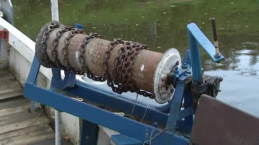 Přívoz v Darové, je uzavřený