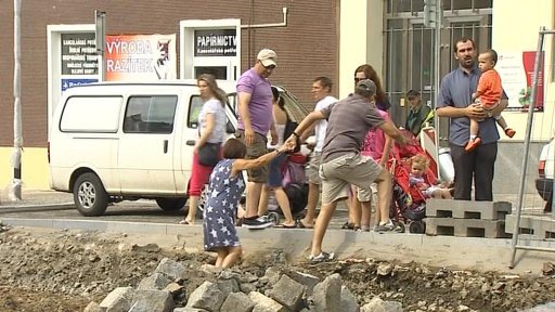 Opravy silnic na Táborsku