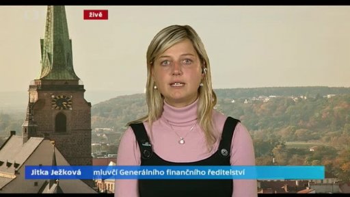 Živý rozhovor s mluvčí generálního finančního ředitelství Jitkou Ježkovou