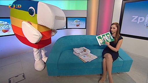 Duháček ukazuje prosincové obrázky ve Zprávičkách