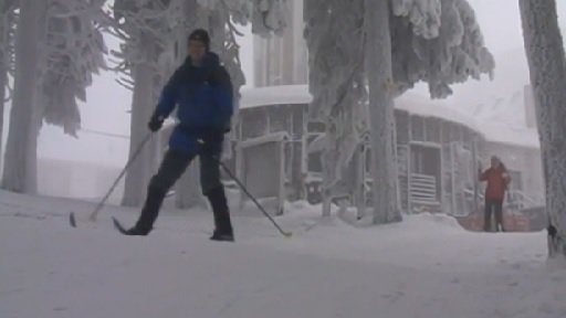 Na běžkách okolo Červené Vody