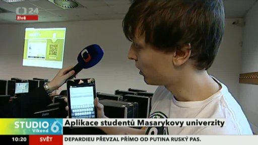 Aplikace studentů Masarykovy univerzity