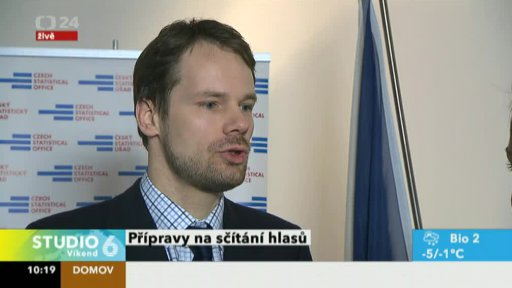 Přípravy na sčítání hlasů