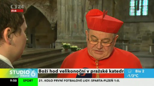 Boží hod velikonoční v pražské katedrále