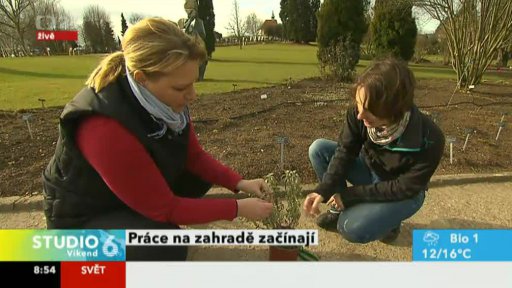 Práce na zahradě začínají