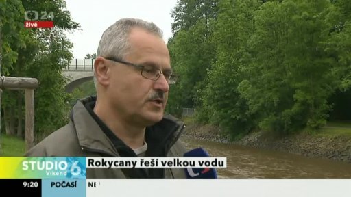 Rokycany řeší velkou vodu