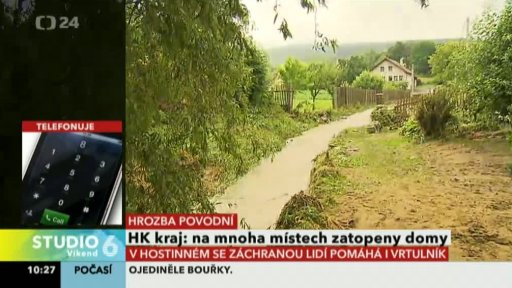 Česku hrozí povodně