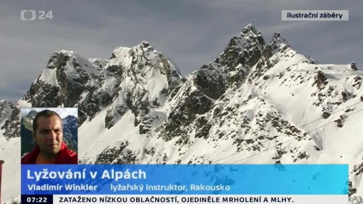 Lyžování v Alpách