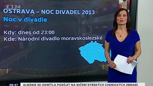 Noc divadel poprvé v Česku