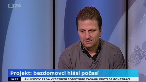 Projekt: bezdomovci hlásí počasí