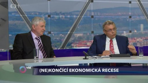 Jiří Rusnok, ekonom, bývalý ministr financí, člen NERV; Vladimír Dlouhý, ekonom, bývalý ministr hospodářství ČSFR