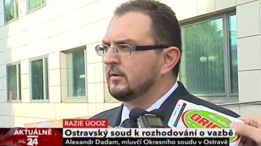TK mluvčího Okresního soudu v Ostravě Alexandra Dadama