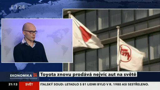 Toyota opět prodává nejvíc aut