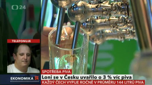 Loni se v Česku uvařilo o 3 % víc piva