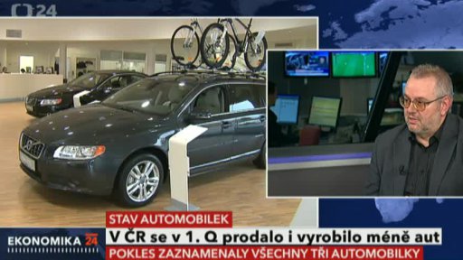 V ČR se v 1. Q prodalo i vyrobilo méně aut