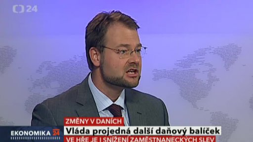 Vláda projedná další daňový balíček