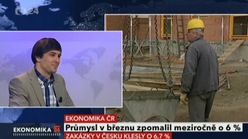 Průmysl v ČR zpomalil meziročně o 6 %
