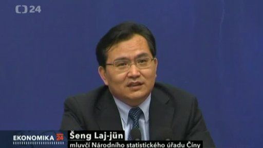 Čínská ekonomika roste pomaleji než dřív