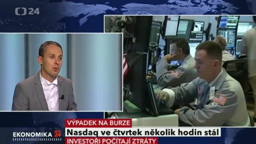 Americká burza Nasdaq měla technické problémy