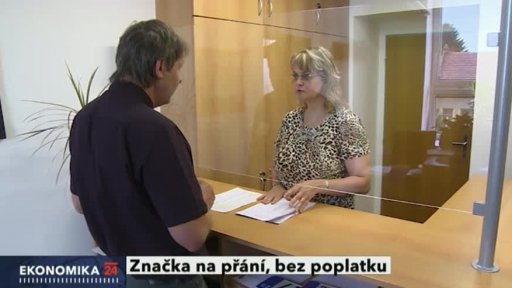 Značka na přání, bez poplatku